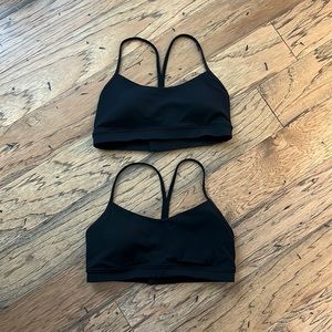 EUC Lululemon Y bra - black - 10